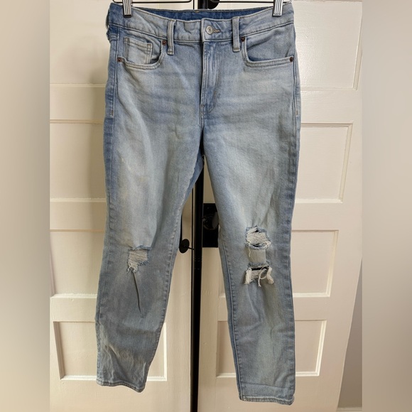 ❤️Distressed Midrise Straight Leg Jeans - Picture 2 of 5